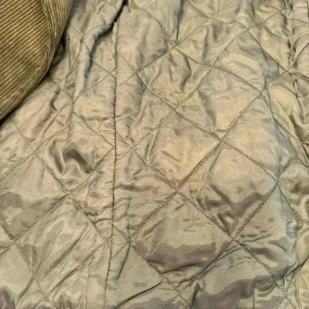 Ralph Lauren Women’s Corduroy Jacket Zip Up, Quilted Lining Olive Green Size XL - Picture 9 of 11